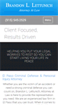 Mobile Screenshot of lettunichlawfirm.com